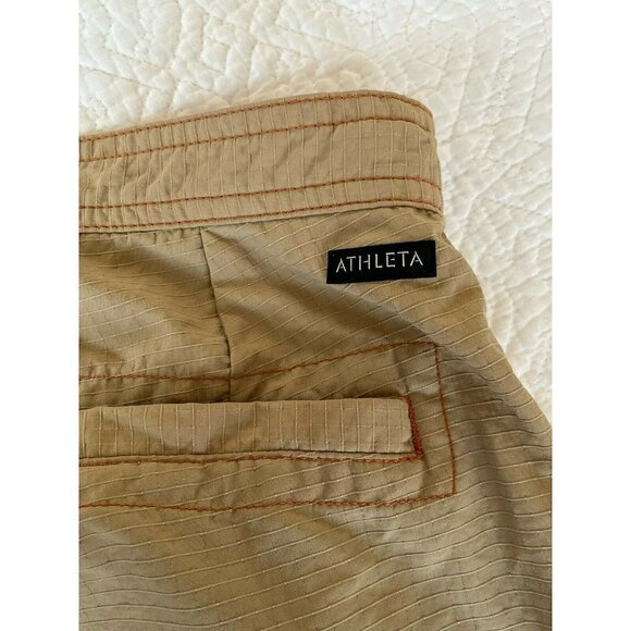 Athleta Women’s Sz M Tan Utility Nylon Cargo Hiking Pants - Picture 8 of 9